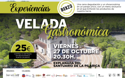 La Velada Gastronómica de BEX2023 se traslada al Santuario de la Pilarica