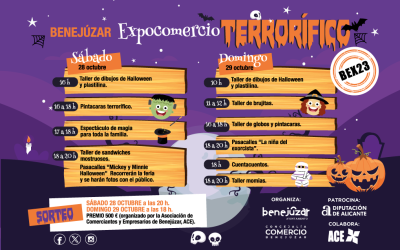 Expocomercio Terrorífico llena la Plaza de España de actividades inspiradas en Halloween y del comercio local